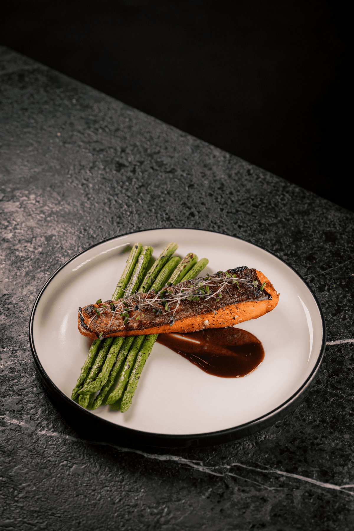 Salmon with Asparagus