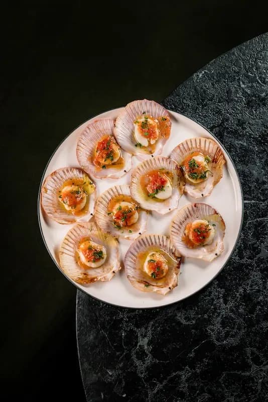 Grilled local scallop