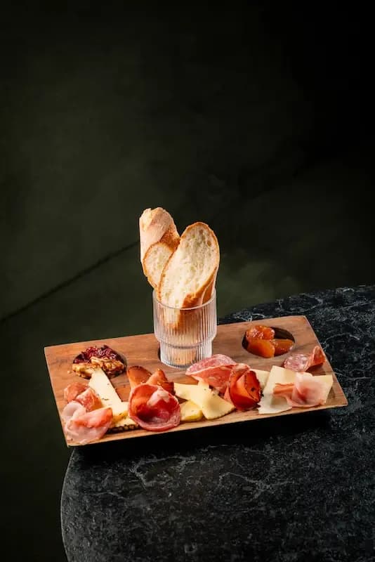 Cheese and charcuterie board